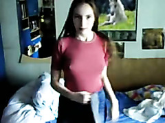 Nasty Polish Legal Age Teenager sucking and riding dong