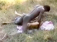 Cuckold Films His Slut French Wife With The African Bullp